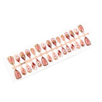 Press-On Nails Floral Design Easy Application