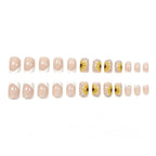 Press-On Nails Floral Design Easy Application 24 Piece