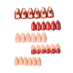 Press-On Nails Floral Design Easy Application