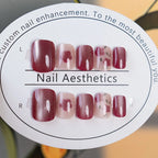 Press-On Nails Floral Design & Easy Application