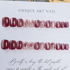 Press-On Nails Floral Design & Easy Application