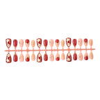 Press-On Nails Floral Design Easy Application