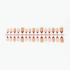 Press-On Nails Floral Design Easy Application