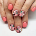 Press-On Nails Floral Design Easy Application & Comfortable Fit