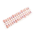 Press-On Nails Floral Design Easy Application & Customizable Fit