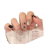Press-On Nails Floral Design Easy Application & Flexible Fit