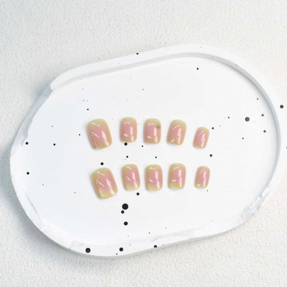 Press-On Nails Floral Design Full-Cover Multiple Sizes