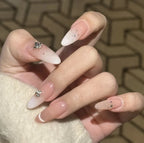 Press-On Nails Floral Design Full-Cover Multiple Sizes