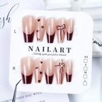 Press-On Nails Floral Design Full-Cover Multiple Sizes