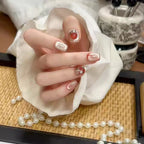 Press-On Nails Floral Design Full-Cover Multiple Sizes