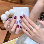 Press-On Nails Floral Design Full-Cover Multiple Sizes