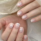 Press-On Nails Floral Design Full-Cover Multiple Sizes