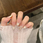 Press-On Nails Floral Design Full-Cover Multiple Sizes