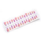 Press-On Nails Floral Design Lightweight & Easy Application
