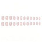Press-On Nails Floral Design Long-Lasting 24 Pieces