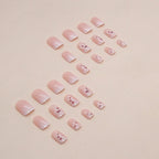 Press-On Nails Floral Design Peel-And-Stick
