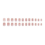 Press-On Nails Floral Design Peel-And-Stick
