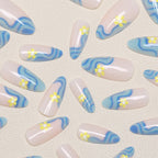 Press-On Nails Floral Design Peel & Press Comfortable Fit