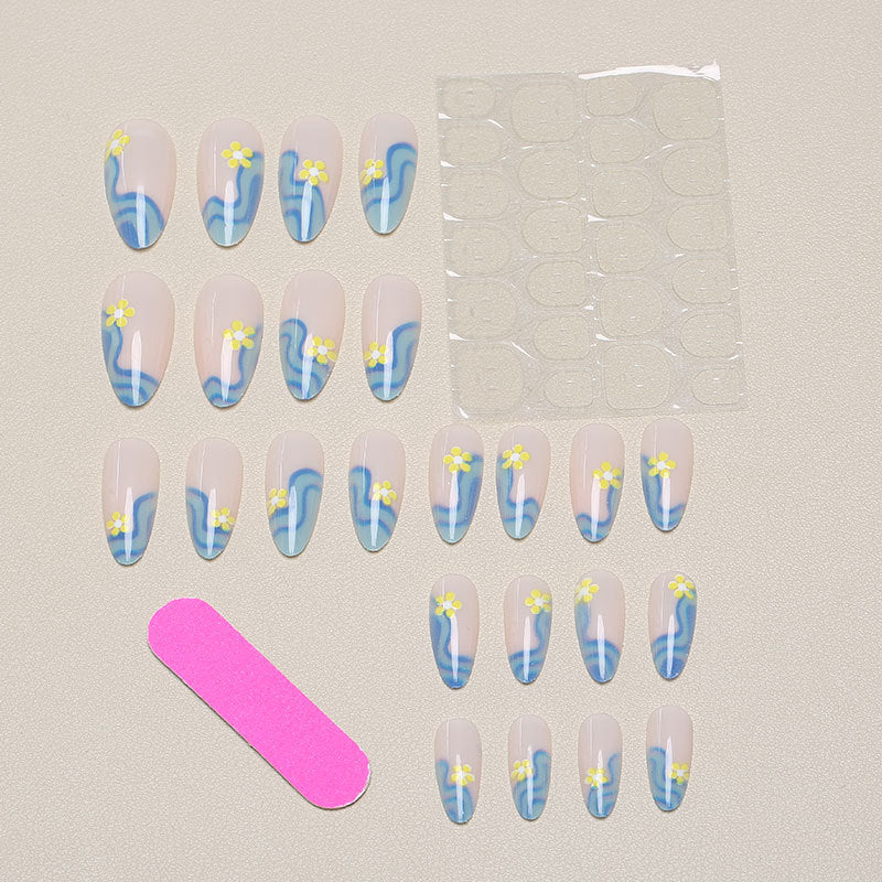 Press-On Nails Floral Design Peel & Press Comfortable Fit