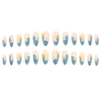 Press-On Nails Floral Design Peel & Press Comfortable Fit