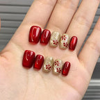 Press-On Nails Floral Design Peel & Stick