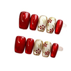 Press-On Nails Floral Design Peel & Stick
