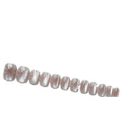 Press-On Nails Floral Design Peel & Stick Reusable
