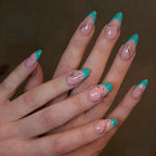 Press-On Nails Floral Design Quick & Easy Application