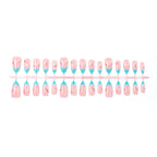 Press-On Nails Floral Design Quick & Easy Application