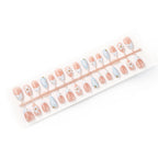 Press-On Nails Floral Design Reusable & Comfortable Fit