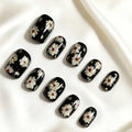 Press-On Nails Floral Design Reusable Easy Application