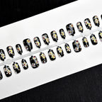 Press-On Nails Floral Design Reusable Easy Application
