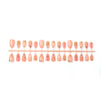 Press-On Nails Floral Design Reusable & Easy Application