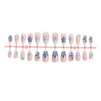 Press-On Nails Floral Design Reusable Easy Apply