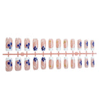 Press-On Nails Floral Design Reusable & Non-Toxic