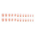 Press-On Nails Floral Design Reusable Peel-And-Stick