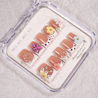 Press-On Nails Floral Design Self-Adhesive