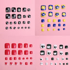 Press-On Nails Floral Design Set of 24