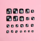 Press-On Nails Floral Design Set of 24