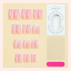 Press-On Nails Floral Design Set of 24