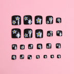 Press-On Nails Floral Design Set of 24