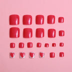 Press-On Nails Floral Design Set of 24