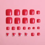 Press-On Nails Floral Design Set of 24