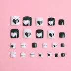 Press-On Nails Floral Design Set of 24