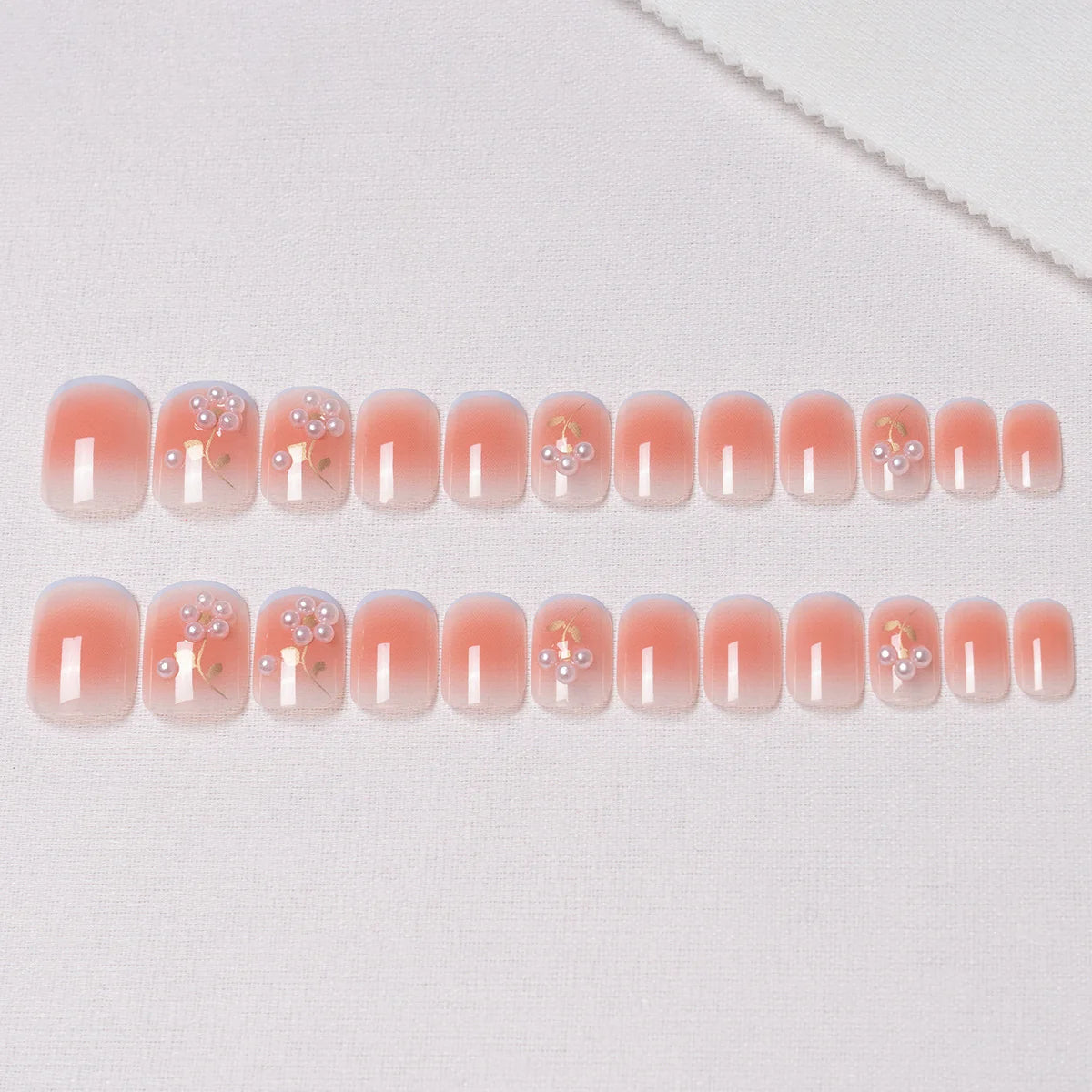 Press-On Nails Floral Design Toolkit & Glue-On Options
