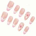 Press-On Nails Floral Designs Reusable