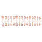 Press-On Nails Floral Embellished Easy Application & Comfortable Fit