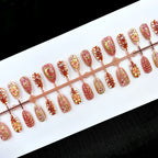 Press-On Nails Floral-Embellished Reusable & Comfortable Fit