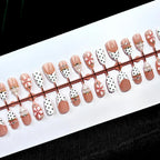 Press-On Nails Floral Embellished Reusable & Comfortable Fit