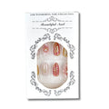 Press-On Nails Floral Embellished Reusable & Easy Application